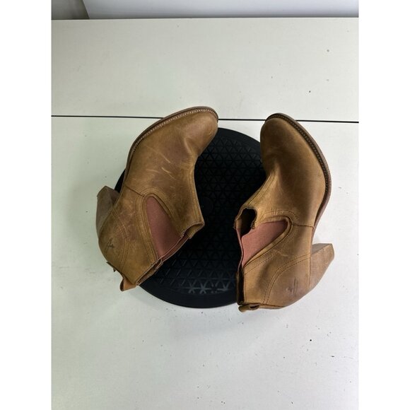 J Shoes Coventry Brown Ankle Boots 39/ 8.5 Chelsea Leathers - Picture 6 of 11